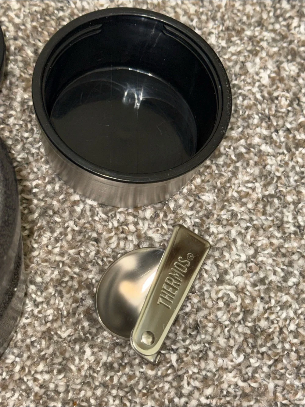 Thermos small dark grey thermal